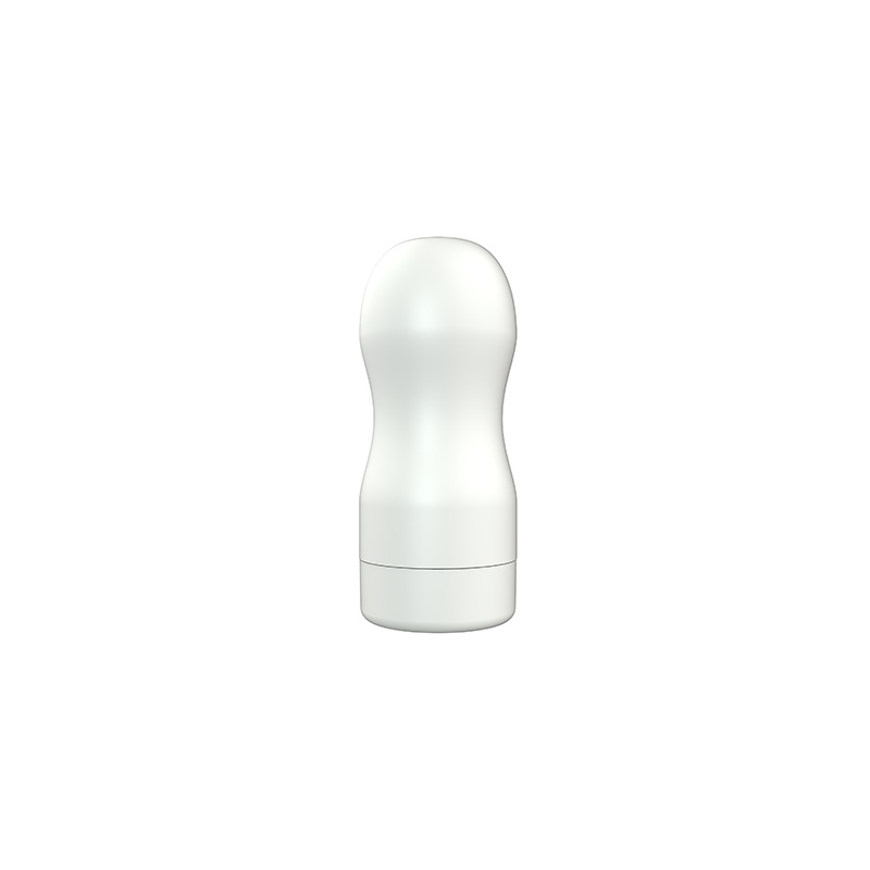 White Shell Masturbator med kuleperler og små teasere